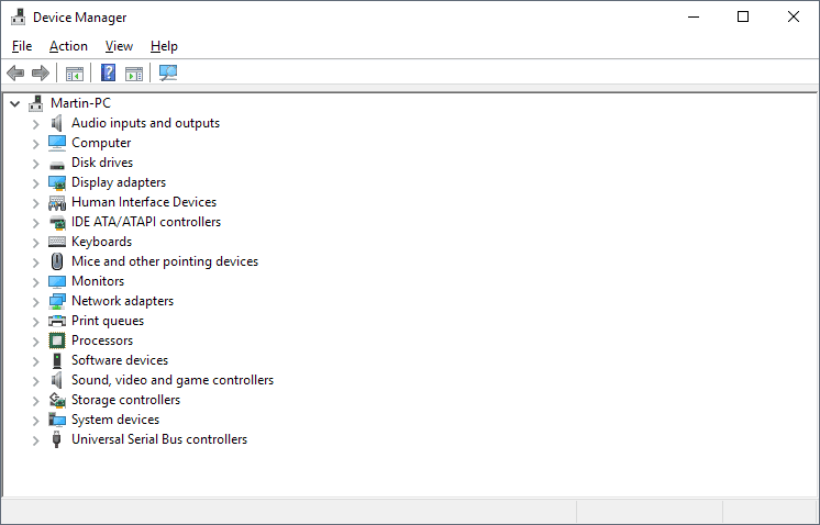 Диспетчер устройств в Windows 10