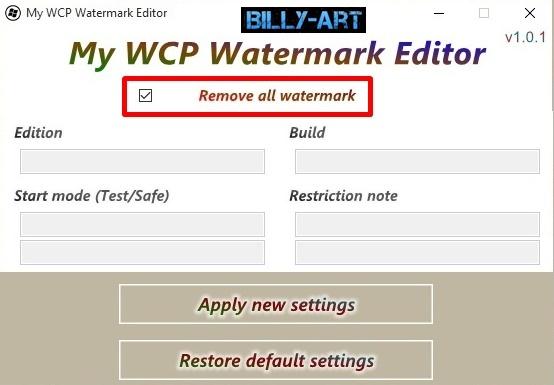 My WCP Watermark Editor