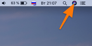 Панель инструментов macOS