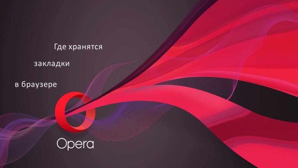 Закладки браузера Opera