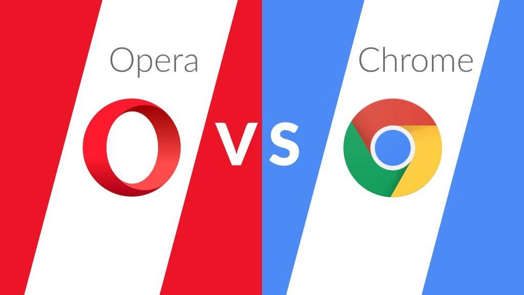 Opera против Chrome