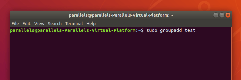 Команда для создания новой группы в Ubuntu