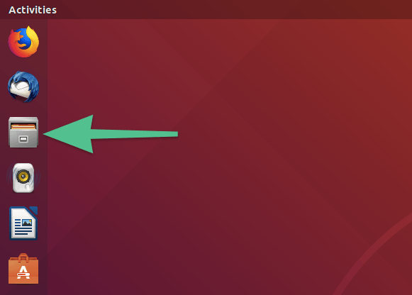 Панель избранных программ Ubuntu