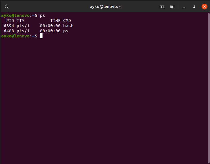 Список процессов Linux