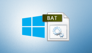 Создание bat файла в Windows 10