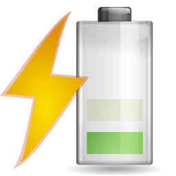 Иконка энергосбережение, батарейка