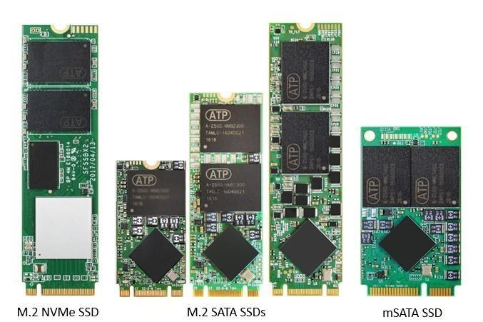 Разновидности SSD M.2