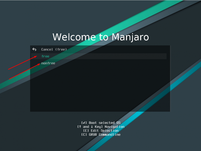 Монтирование диска в manjaro