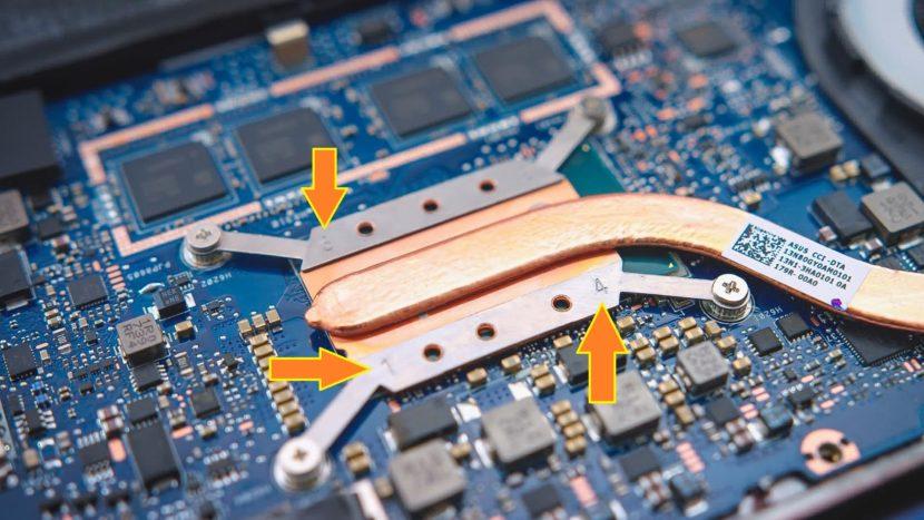 ASUS-ZenBook-13-UX331-thermal-tube-min-830x467.jpg Радиатора на поверхности процессора