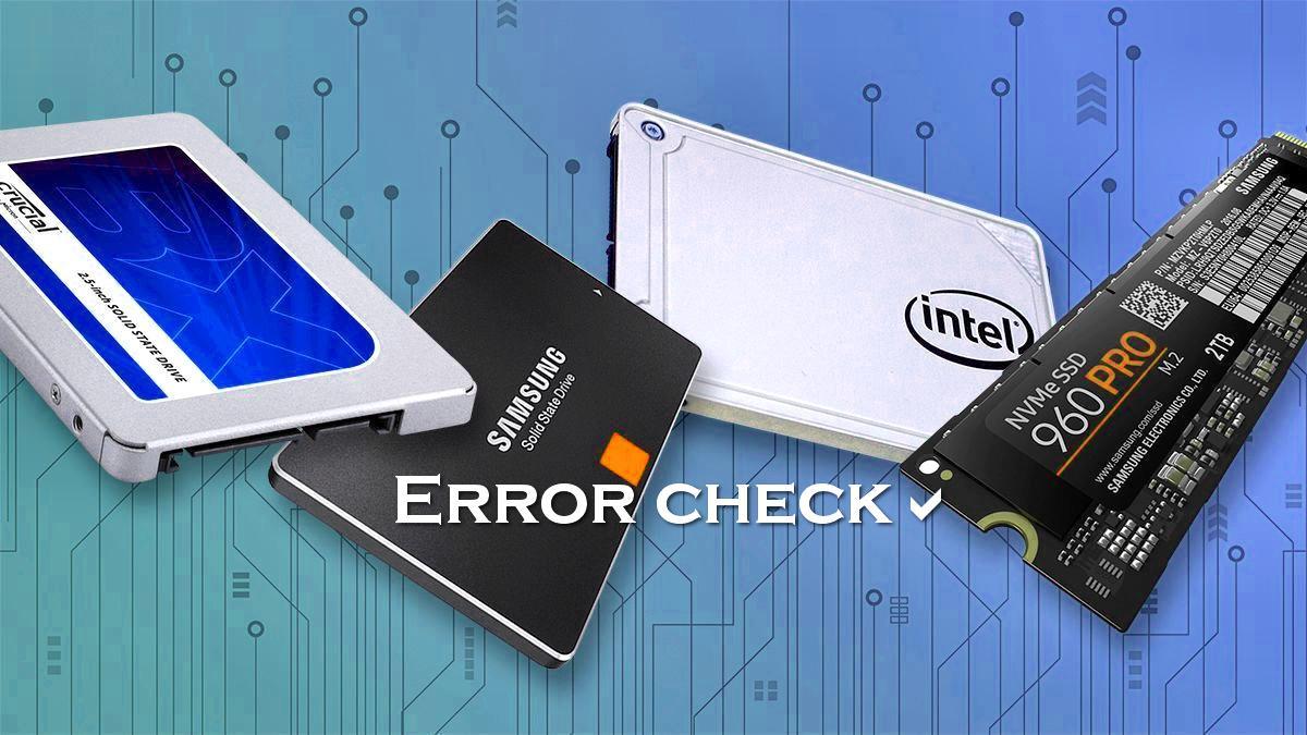 Проверяем SSD диск на ошибки