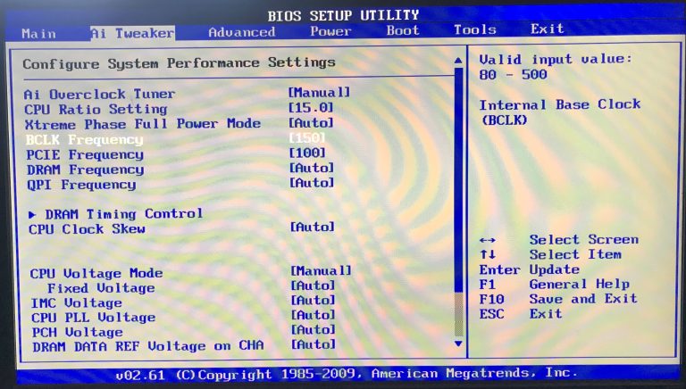 Bios award настройки частот процессора