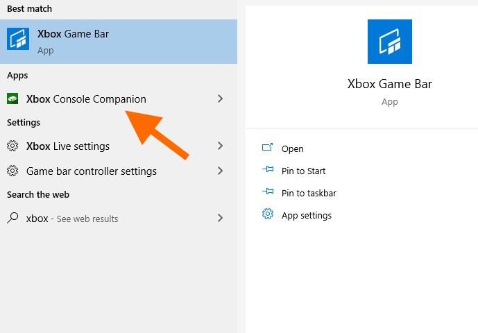 xbox.jpg Результаты поиска по запросу «Xbox» в Windows 10