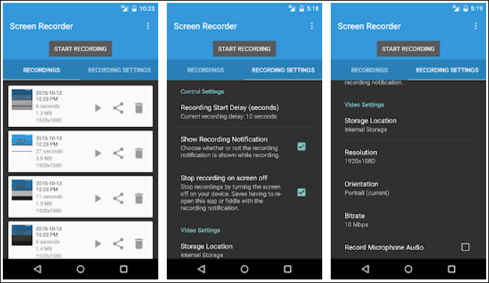 Lollipop Screen Recorder