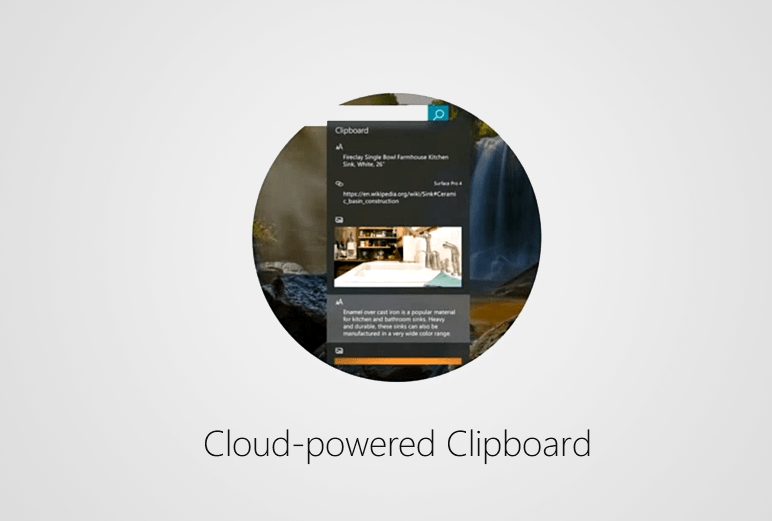 Функция Cloud Clipboard в Windows 10