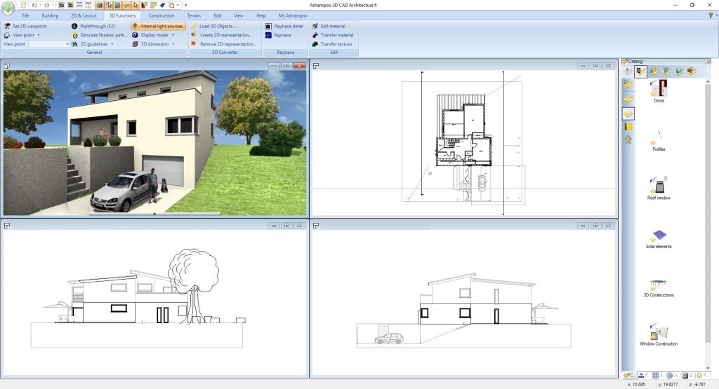 как спроектировать дом на ПК Ashampoo® 3D CAD Architecture 6