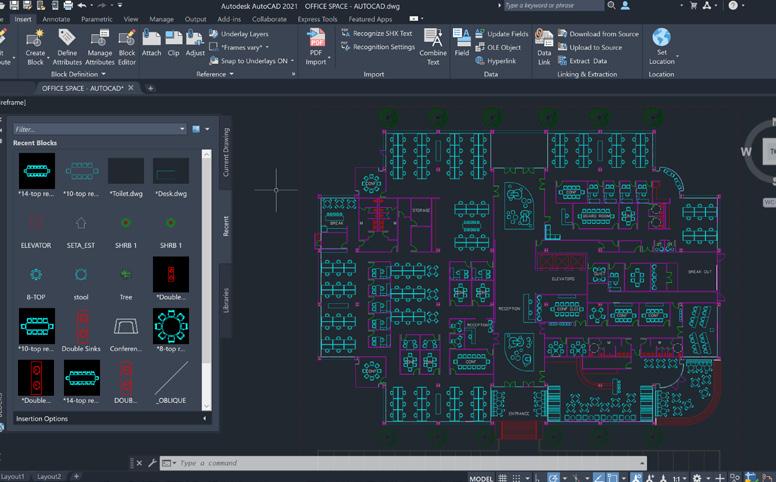 программа для создания чертежа  Autodesk Autocad