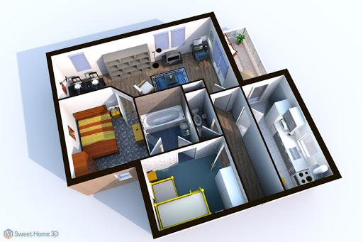 редактор для создания планировки дома Sweet Home 3D