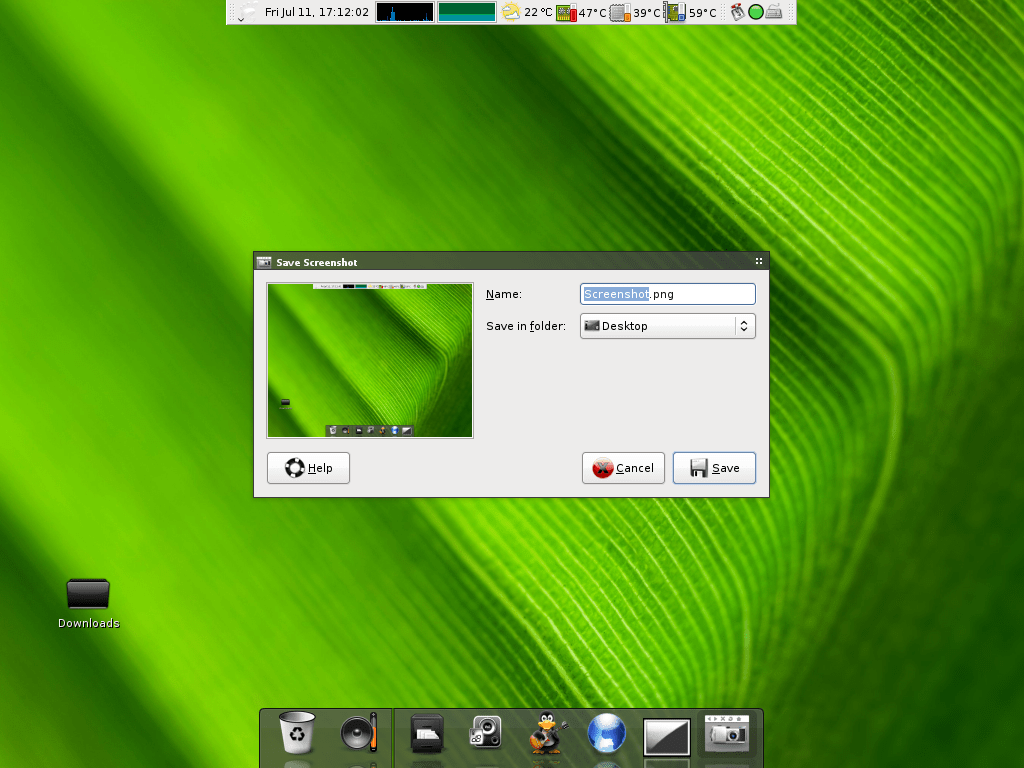 встроенный софт для создания скриншотов на Linux