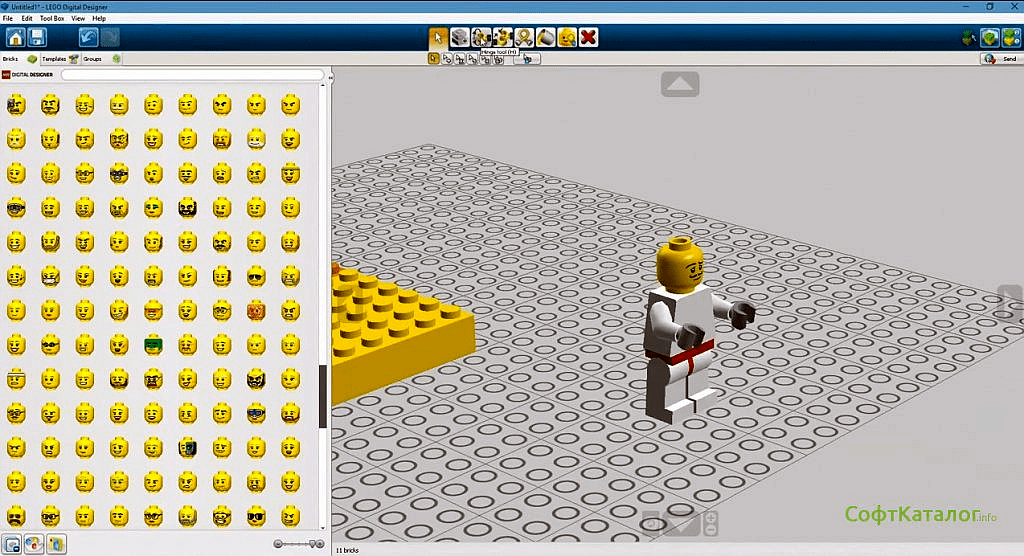 3D модулятор для детей LEGO Digital Designer