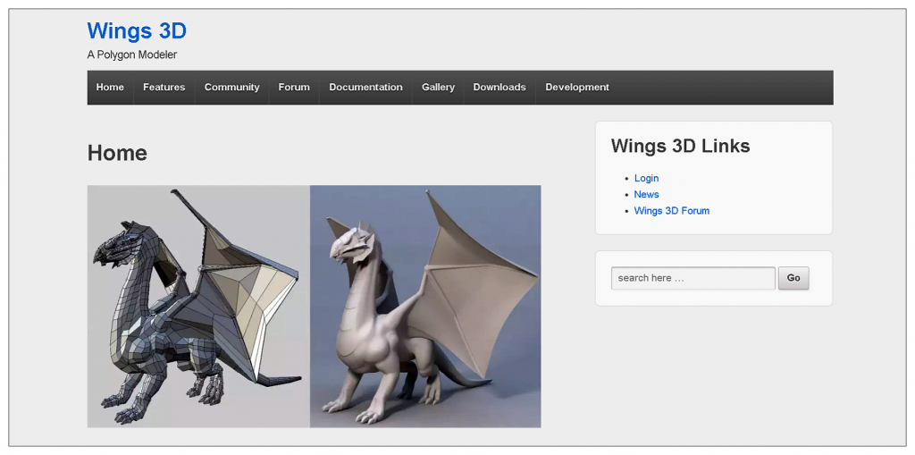 программа для моделирования 3D персонажей Wings 3D