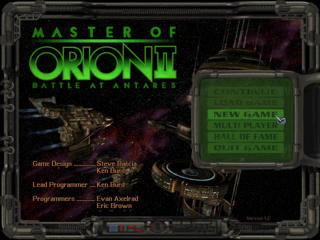 Запуск игры Master of Orion II в DOSBox