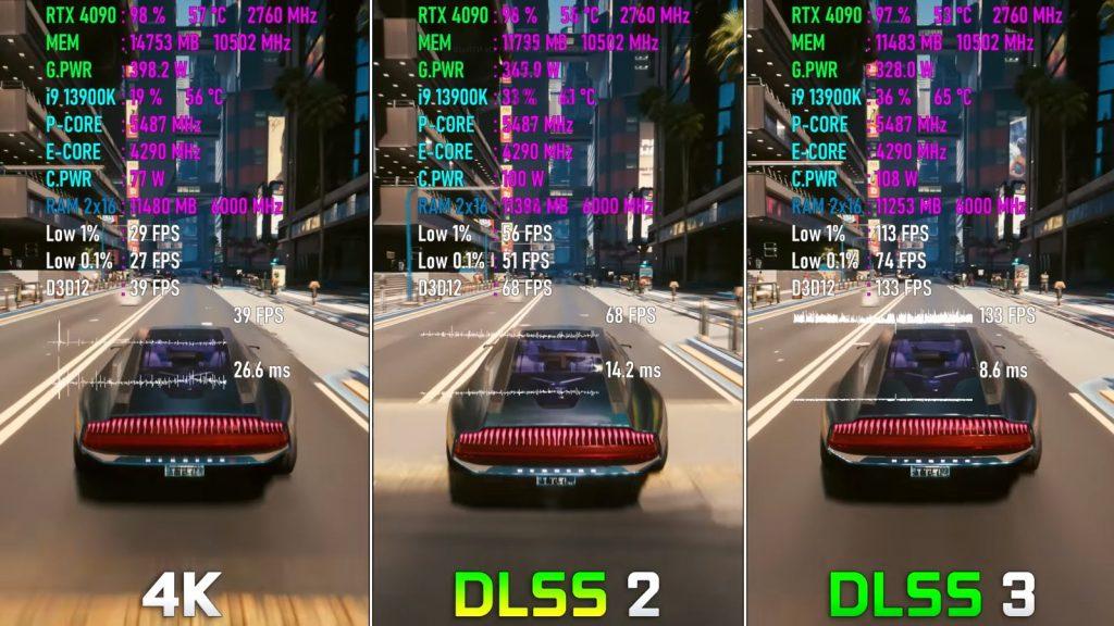 Чем отличается DLSS 3 от 2 версии