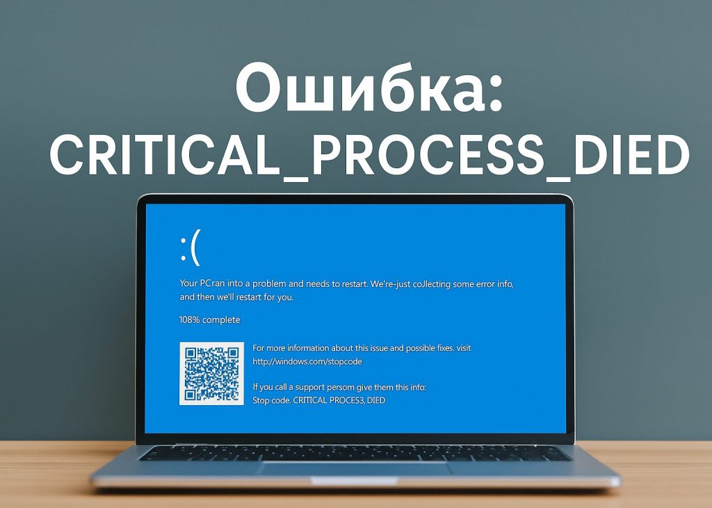 Что такое Critical process died в Windows 11 и почему возникает эта ошибка