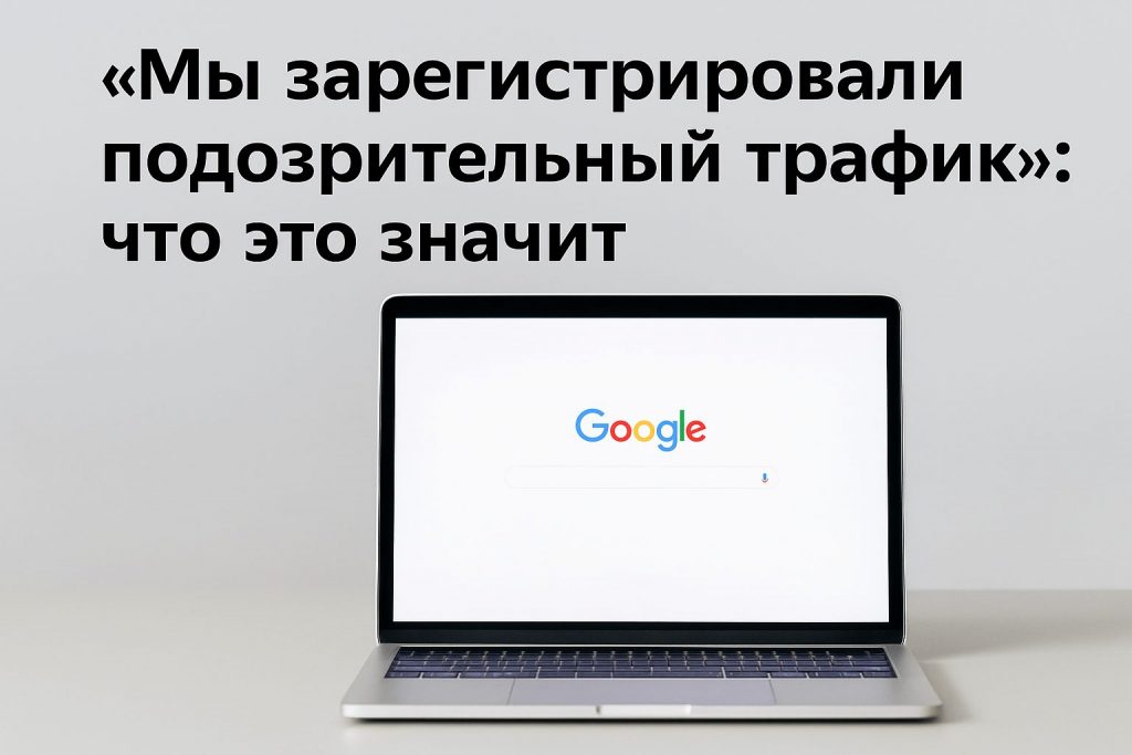 «Мы зарегистрировали подозрительный трафик»: что это за значит и почему Google на вас «ругается»