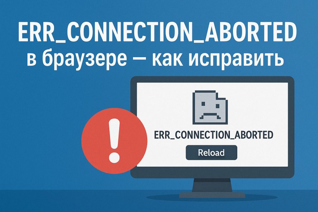 ERR CONNECTION ABORTED в браузере — что делать