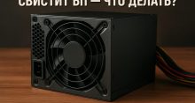 Свистит или звенит блок питания ПК — почему и что делать