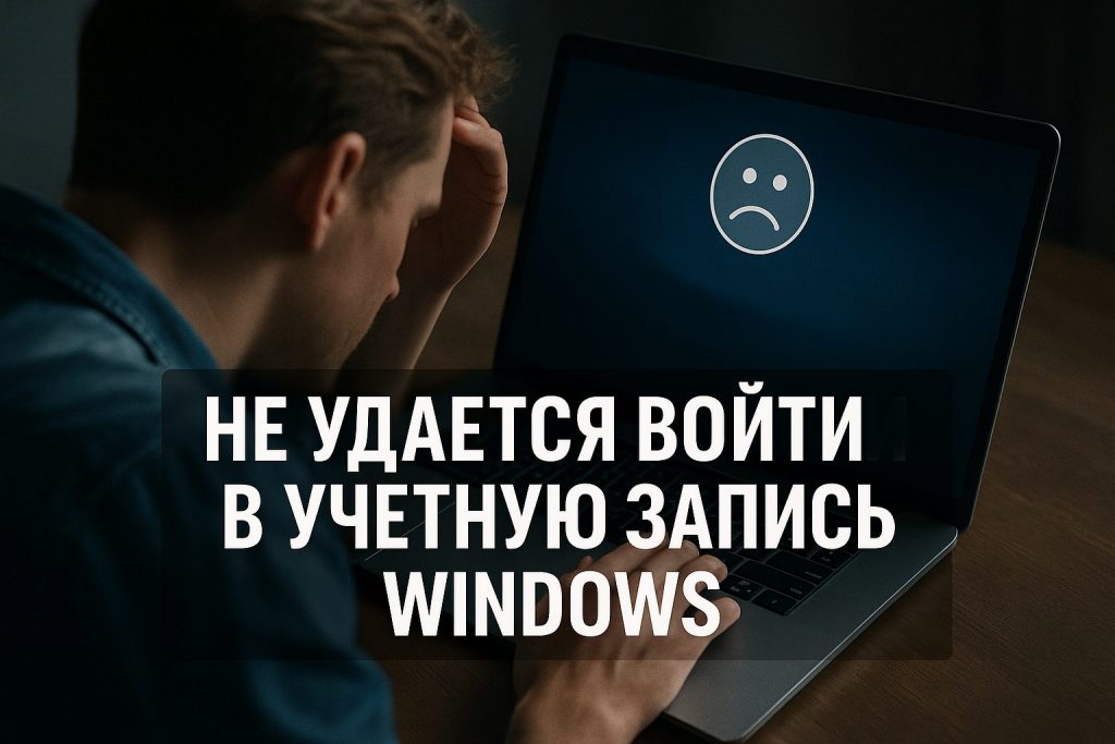 Не удается войти в учетную запись — что делать Не удается войти в учетную запись — что делать
