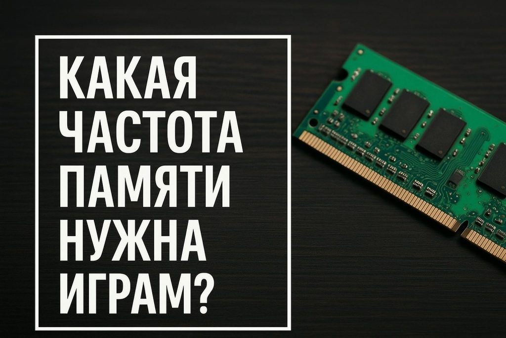 Какая частота памяти нужна играм в 2025 году